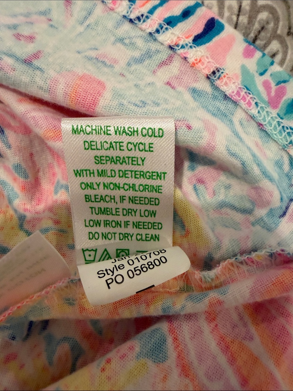 Lilly Pulitzer Girls Multicolor Coral Reef Print Dress - Picture 8 of 8